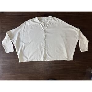 Labo.Art collarless button-up